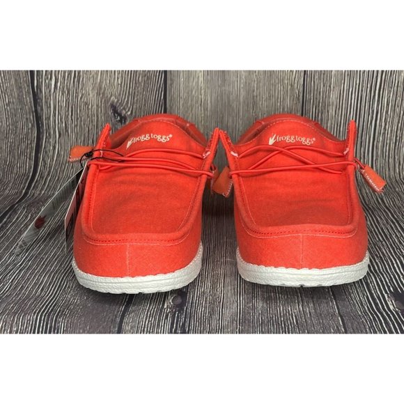 NWT Frogg Toggs Java Lace Up DriPore Gen 2 Women’s Red Shoes Loafers Size 10 - Picture 3 of 10